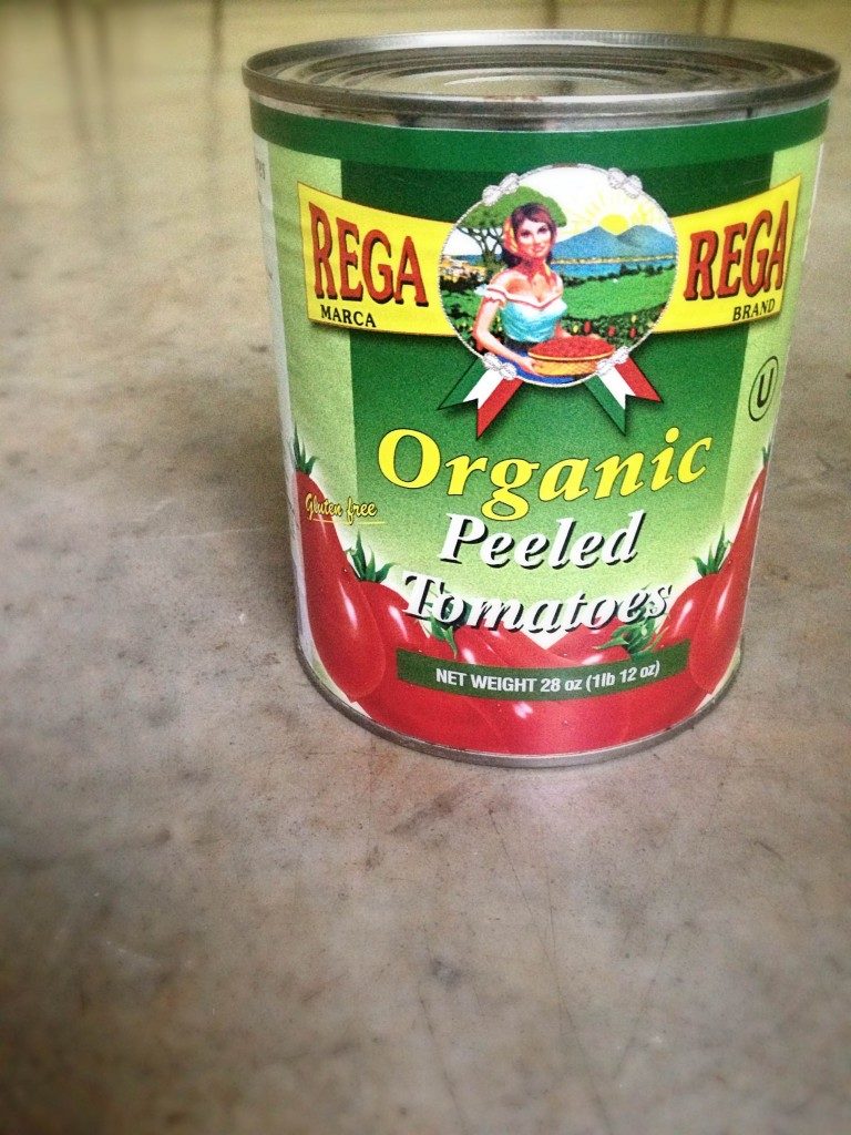 organic peeled tomatoes