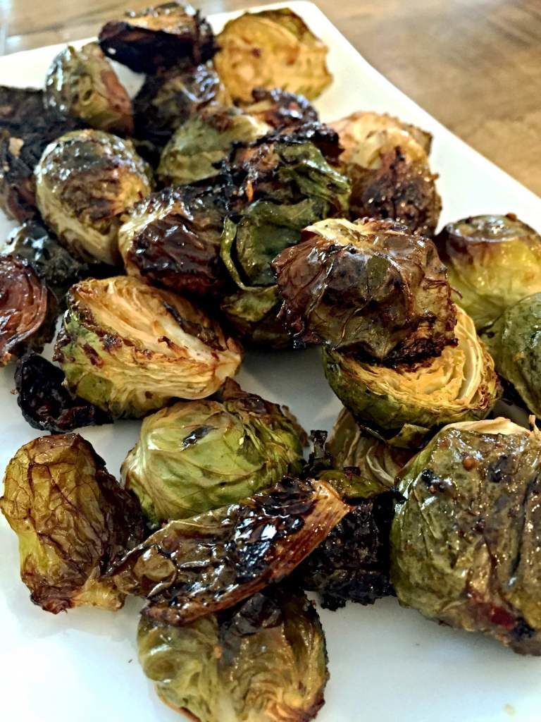 cooked Brussels sprouts
