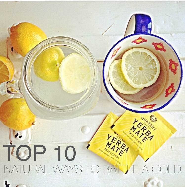 top 10 natural ways to battle a cold