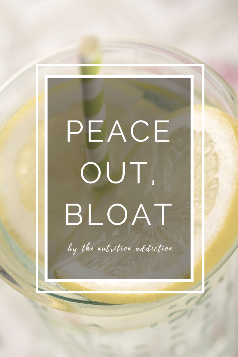 peace out, bloat