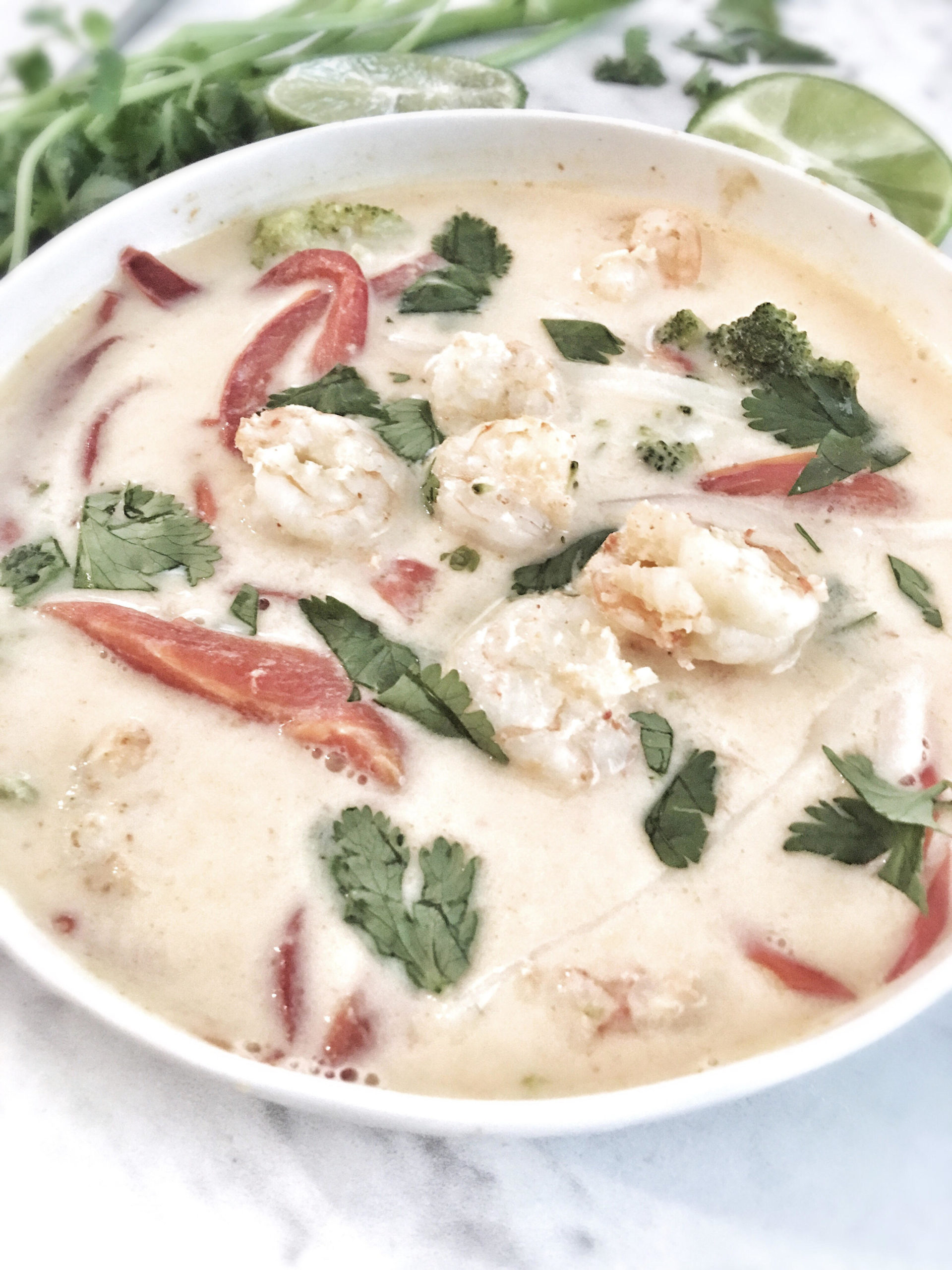 easy thai shrimp soup